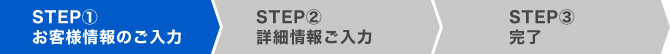 STEP①お客様情報のご入力